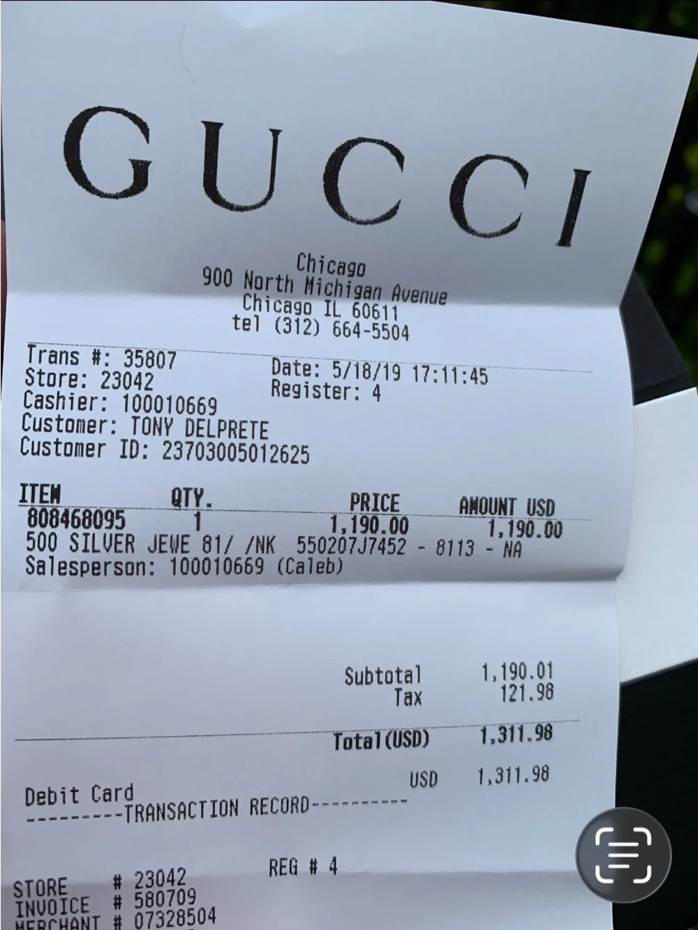 Gucci and Louis Vuitton Jewelry Set